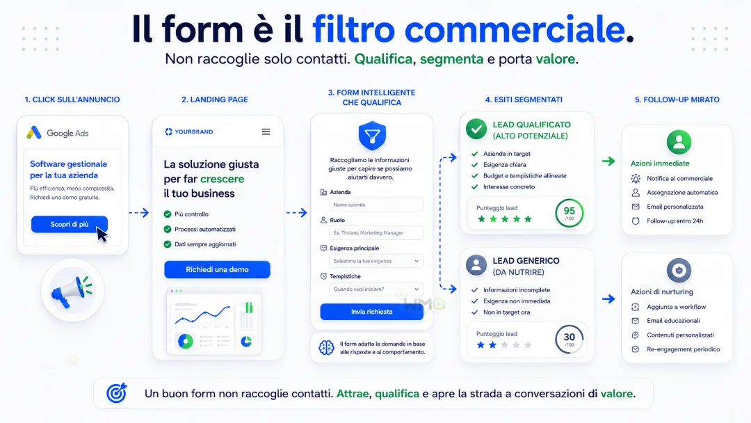 Il form come filtro commerciale nella lead generation