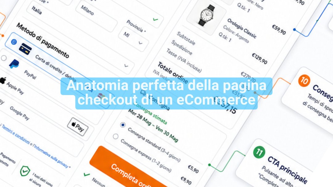 L’anatomia perfetta della pagina checkout di un eCommerce