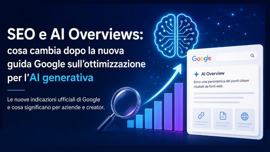 SEO e AI Overviews: cosa cambia dopo la nuova guida Google sull’ottimizzazione per l’AI generativa SEO e AI Overviews guida