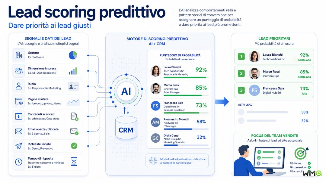 Lead scoring predittivo: come dare priorità ai lead giusti con l’AI 8 Lead scoring predittivo