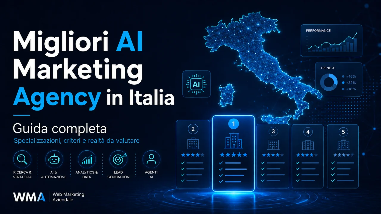 Migliori AI Marketing Agency in Italia Migliori AI Marketing Agency in Italia nel 2026: specializzazioni, criteri e realtà da valutare